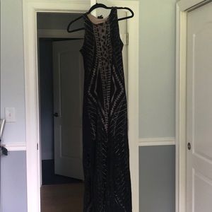 Black maxi dress